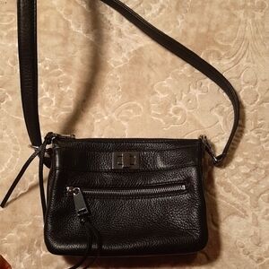 Calvin klein crossbody pebbled leather bag